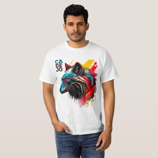 EL SALVADOR , CADEJO Tシャツ (正面フル)