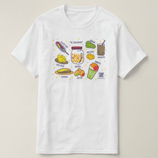 El Salvador, Camiseta antojitos, Chuncheretal Tシャツ (デザイン正面)