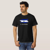 El Salvador flag, bandera de el salvador, Pupusas Tシャツ (正面フル)