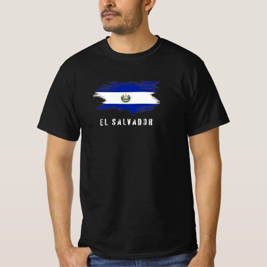 El Salvador flag, bandera de el salvador, Pupusas Tシャツ (正面)