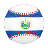 El Salvador flag Baseball 野球ボール (正面)