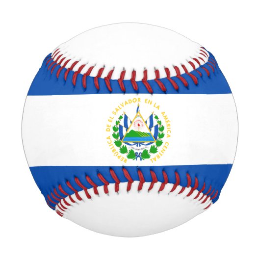 El Salvador flag Baseball 野球ボール (正面)