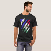 El Salvador Flag Mexico Grown Patriot Country Stri Tシャツ (正面フル)