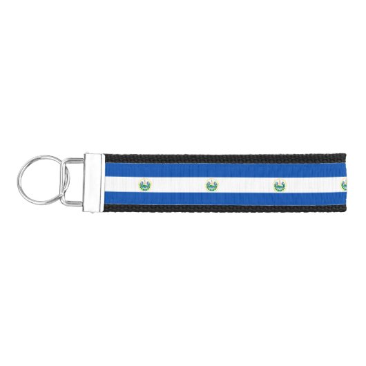 El Salvador flag Wrist Keychain  リストバンドキーホルダー (鍵左)