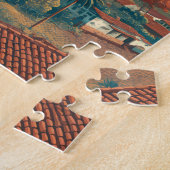 El Salvador Illustration Travel Art Vintage ジグソーパズル (側面)