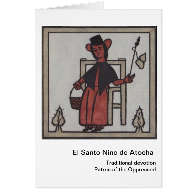 El Santo Nino de Atocha Card (正面)