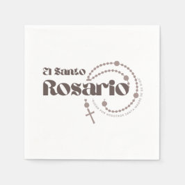 El Santo Rosario スタンダードカクテルナプキン