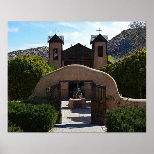 El Santuario de Chimayó, New Mexico ポスター (正面)