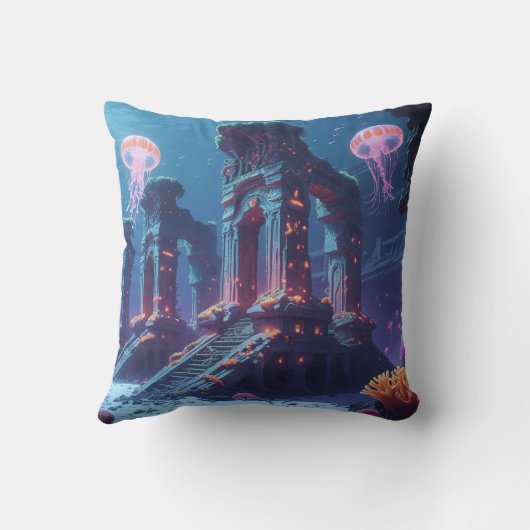 El Secreto de la Ciudad Sumergida クッション (裏面)