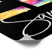 El Squad Tie Dye Back To School Women Appreciation ポスター (角)