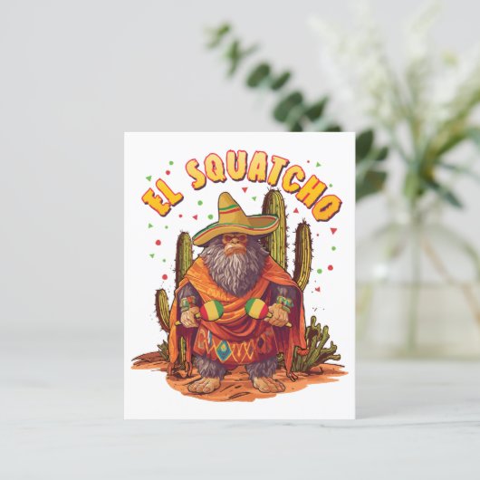 El Squatcho Bigfoot with Maraca, Sombrero and Ponc (スタンド正面)