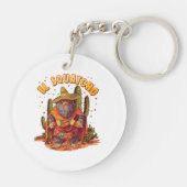 El Squatcho Bigfoot with Maraca, Sombrero and Ponc キーホルダー (裏面)