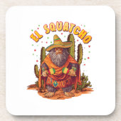 El Squatcho Bigfoot with Maraca, Sombrero and Ponc コースター (正面)