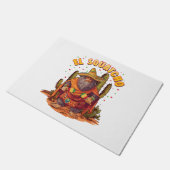 El Squatcho Bigfoot with Maraca, Sombrero and Ponc ドアマット (アングル)