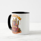 El Squatcho Bigfoot with Maraca, Sombrero and Ponc マグカップ (正面左)