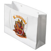 El Squatcho Bigfoot with Maraca, Sombrero and Ponc ラージペーパーバッグ (正面アングル)