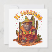 El Squatcho Bigfoot with Maraca, Sombrero and Ponc 招待状 (正面)