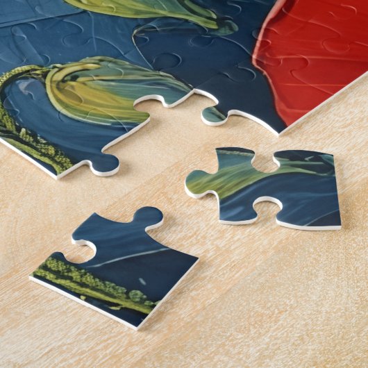 El susurro del viento en las amapolas ジグソーパズル (側面)