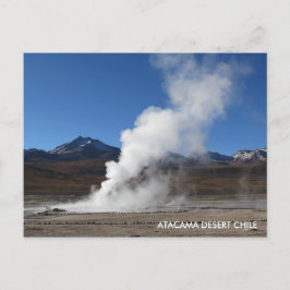 El Tatio Geyser、Atacama Desert、チリのポストカード ポストカード