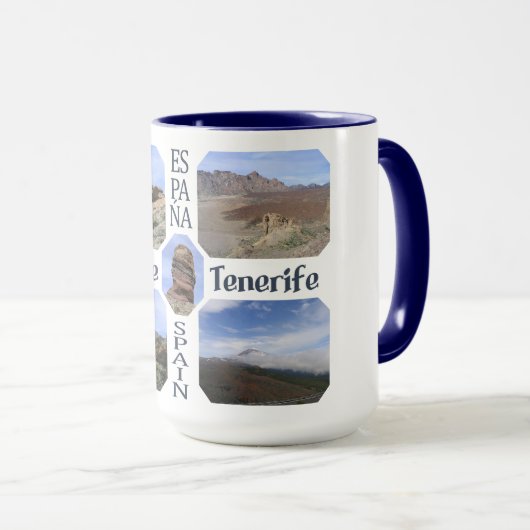 El Teideのカスタムなマグ-スタイル、色を選んで下さい マグカップ (正面右)