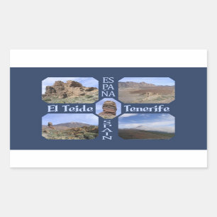 El Teideのカスタムのステッカー 長方形シール