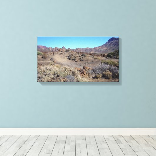El Teide, Tenerife canvas print キャンバスプリント (インサイチュ (ウッドフロア))