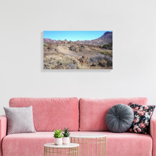 El Teide, Tenerife canvas print キャンバスプリント (インサイチュ (リビング))