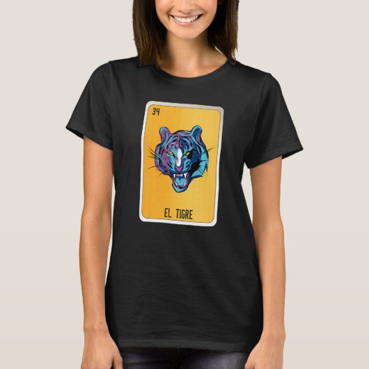 El Tigre Mexican Lottery Mexico Loteria Cards  1 Tシャツ (正面)