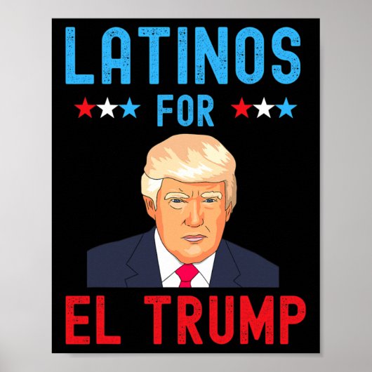 El Trump – トランプ誇りを持った支持者の選挙日 ポスター (正面)