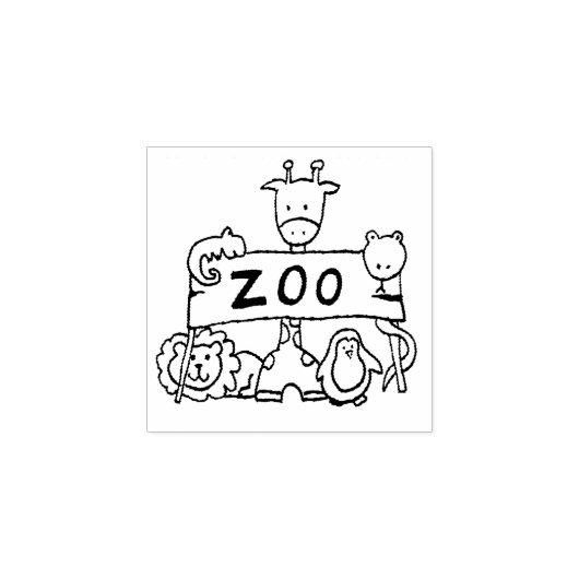 El zoo ラバースタンプ (インプリント)