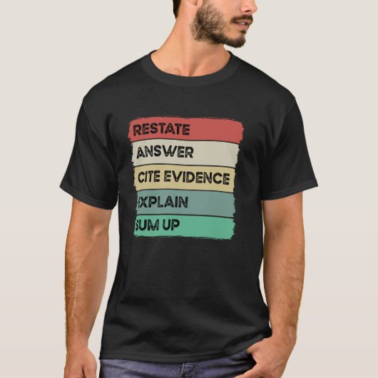 ELA英語教師 Tシャツ (正面)