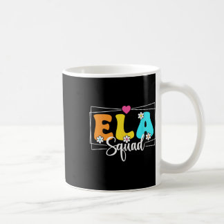 Ela Squad 教師 英語 バックトゥスクール コーヒーマグカップ