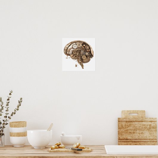 Elaborate Victorian Style: Steampunk Clockwork ポスター (キッチン)