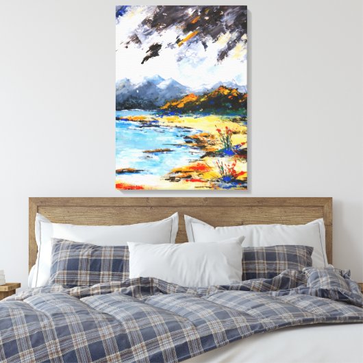 Elafonisos, Greece キャンバスプリント (インサイチュ (寝室))