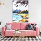 Elafonisos, Greece キャンバスプリント (インサイチュ (リビング))