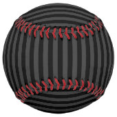 Elagnat Black & Smoky Black垂直ストライプ ソフトボール (裏面)