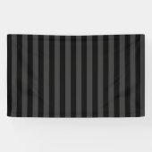 Elagnat Black & Smoky Black垂直ストライプ 横断幕 (横)