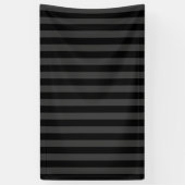 Elagnat Black & Smoky Black垂直ストライプ 横断幕 (縦)