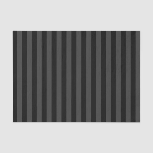 Elagnat Black & Smoky Black垂直ストライプ 薄葉紙 (正面)