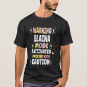 ELAINA Personalized Women's Custom ELAINA Tシャツ (正面)