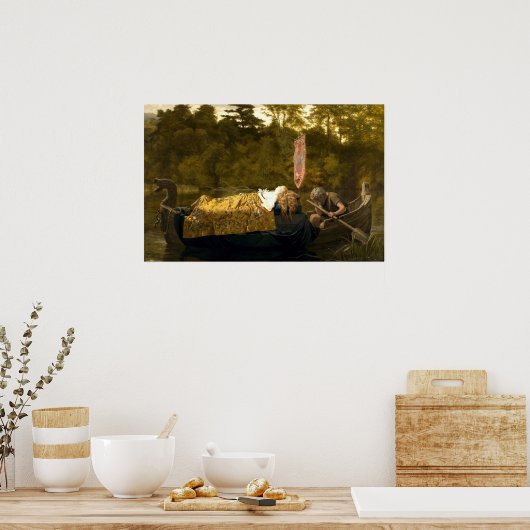 Elaine by Sophie Anderson ポスター (キッチン)