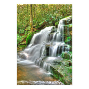 Elakala滝#2 (走Shays), West Virginia フォトプリント