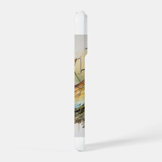 Elaphropus beetle 240924IREF210 - Watercolor iPhoneケース (右側面)