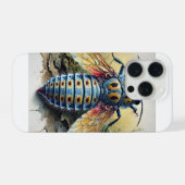 Elaphropus beetle 240924IREF210 - Watercolor iPhoneケース (裏面横)