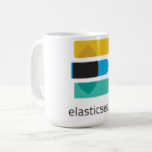 Elastic Elasticsearch Frameworkコーヒーマグ コーヒーマグカップ (正面左)