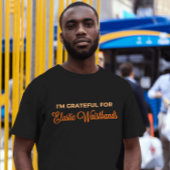 Elastic Waistbandの感謝祭に感謝おもしろいする Tシャツ