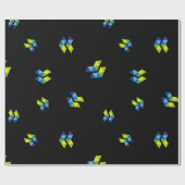 Elastosカッコいい暗号通貨コイン署名パターン ラッピングペーパー (フラット)