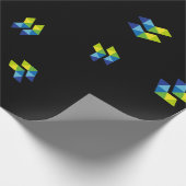 Elastosカッコいい暗号通貨コイン署名パターン ラッピングペーパー (角)