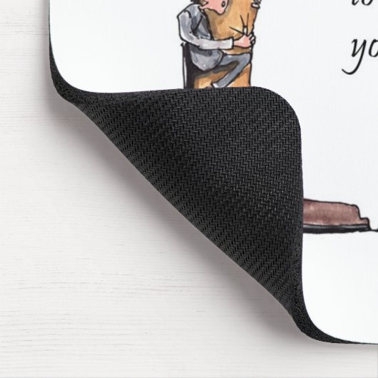 Elbert Hubbardやる気を起こさせるによる試験引用文- マウスパッド (コーナー)