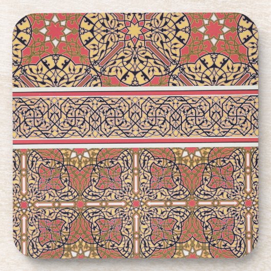 ElBordeynyのモスクからの天井のアラベスク、 コースター (正面)